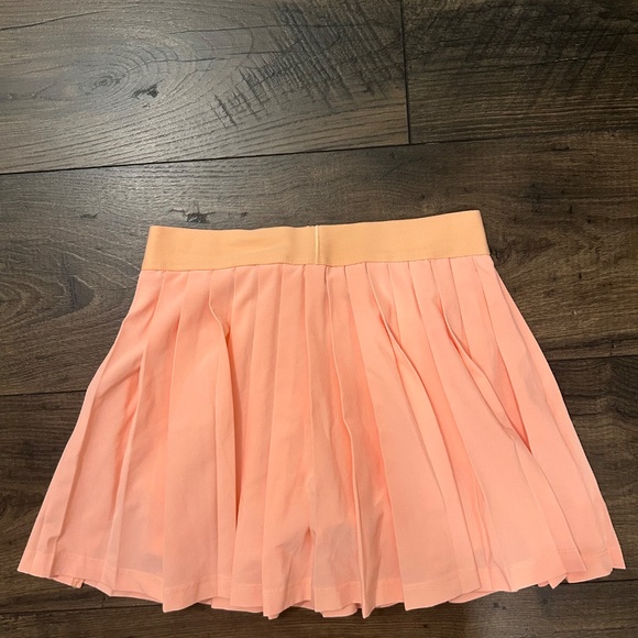 Athleta Girls 8-10 Orange Tennis Skirt - Picture 2 of 3